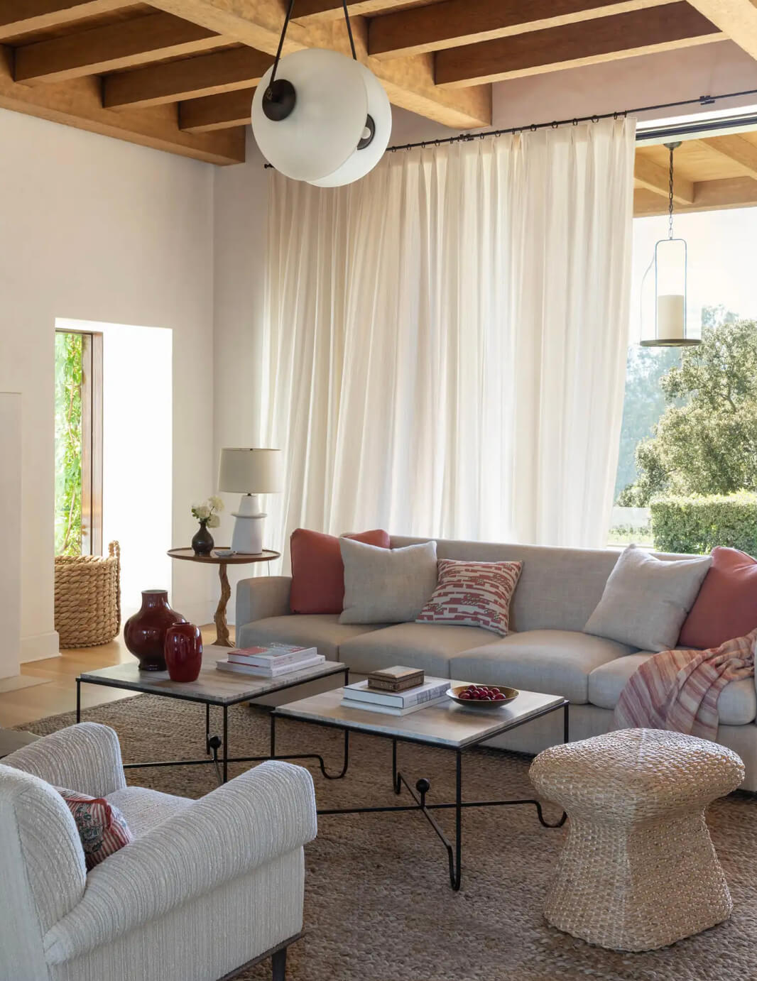 Plush seating and elegant decor in a lounge