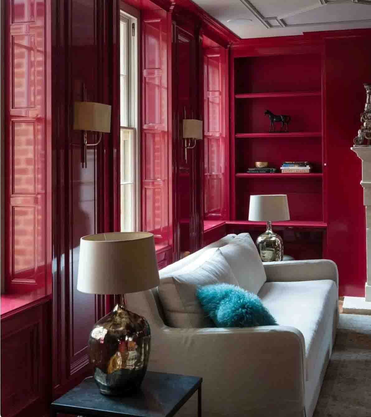 Farrow & Ball Paint Co. Walls Radicchio in full gloss