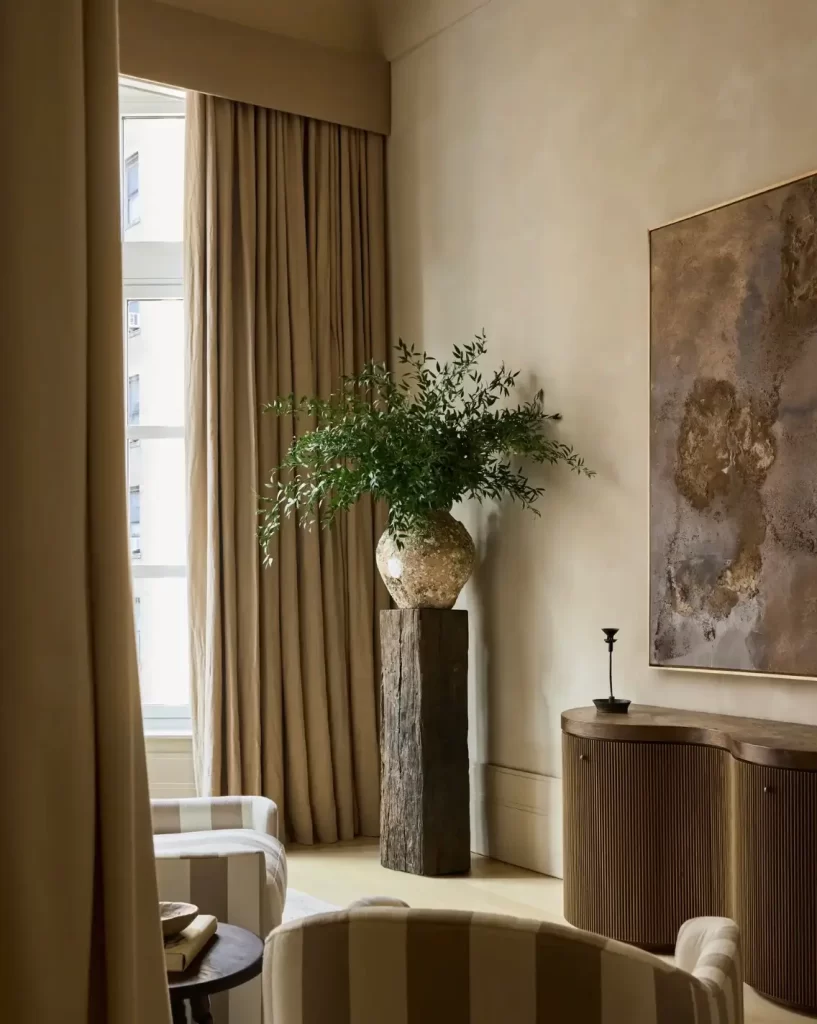 Curate Art and Accessories in bedroom interior