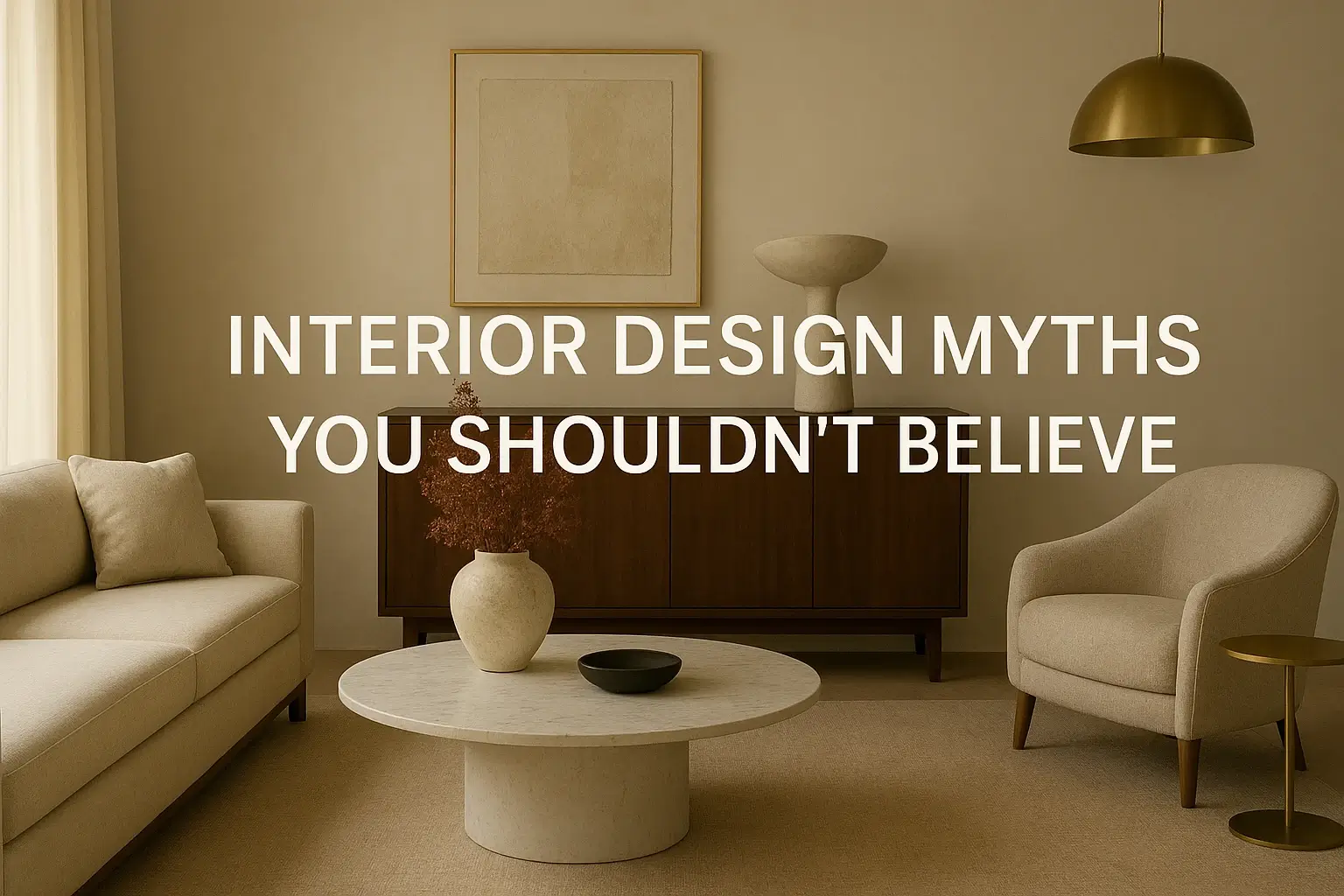 Interior Design Myths