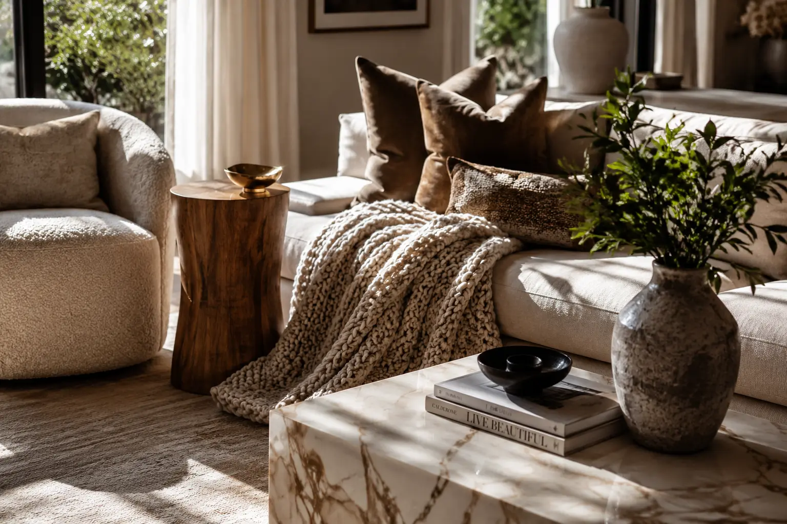 Layering Textures for Depth and Warmth
